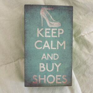 Elegant Mint High Heel Wall Art